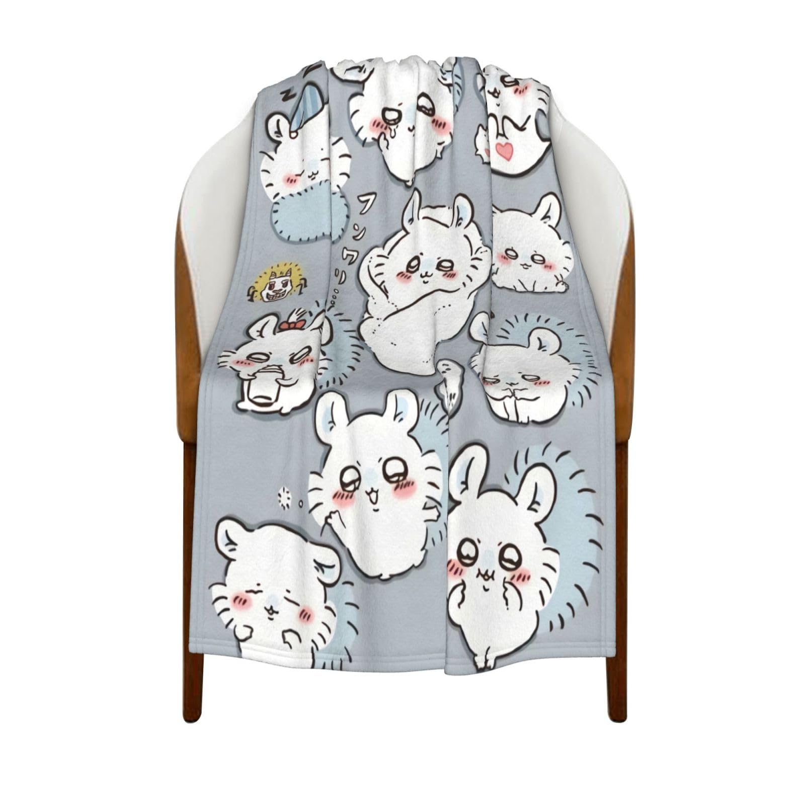 Amazon｜毛布 ちいかわ モモンガ ブランケット 大判 フランネル 超極細